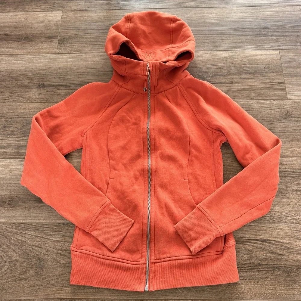 Lululemon Scuba Hoodie *Light Cotton Fleece Brick Size 6 W4AWMS